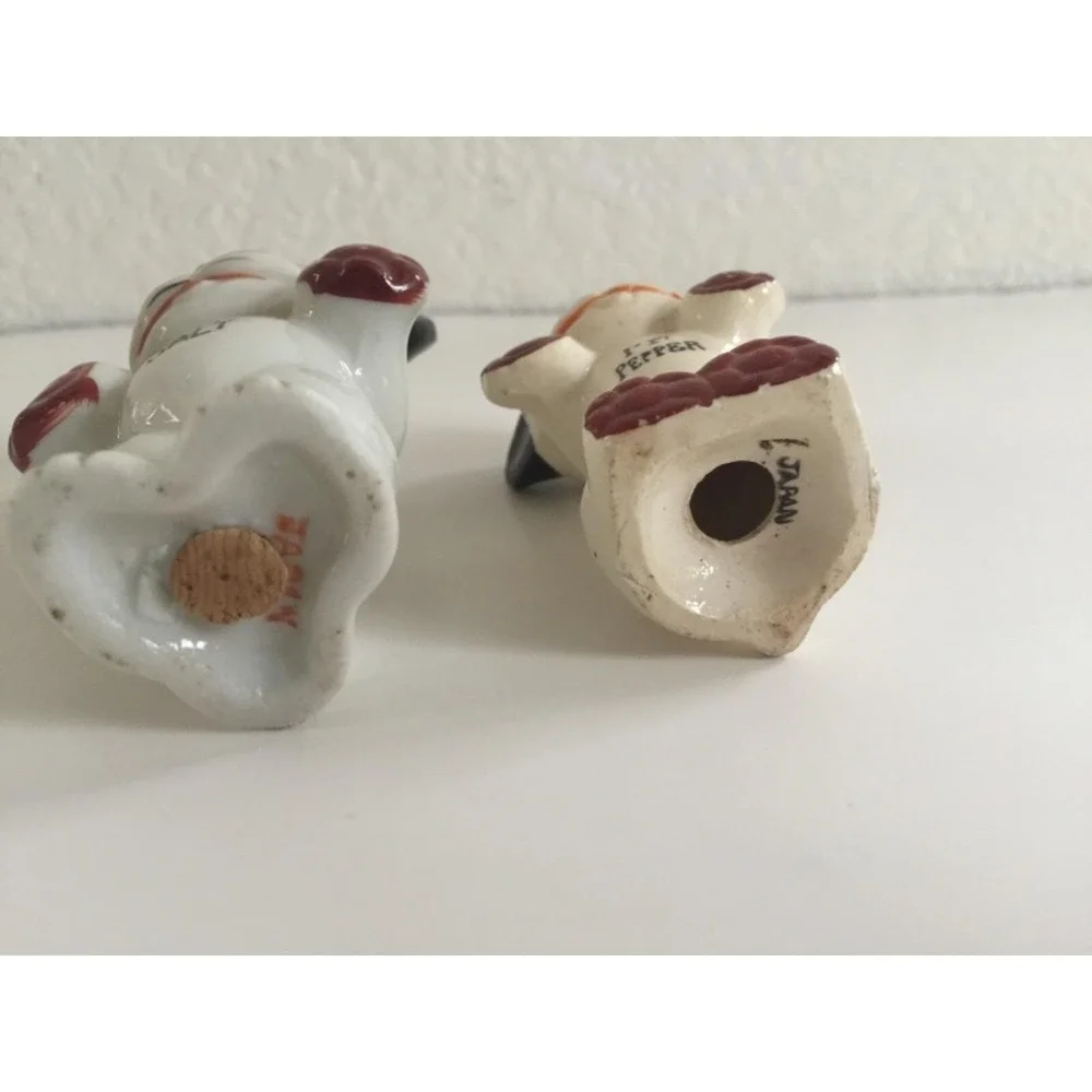 Vintage Pair I'm Salt I'm Pepper Bull Dog Salt and Pepper Shakers French bulldog